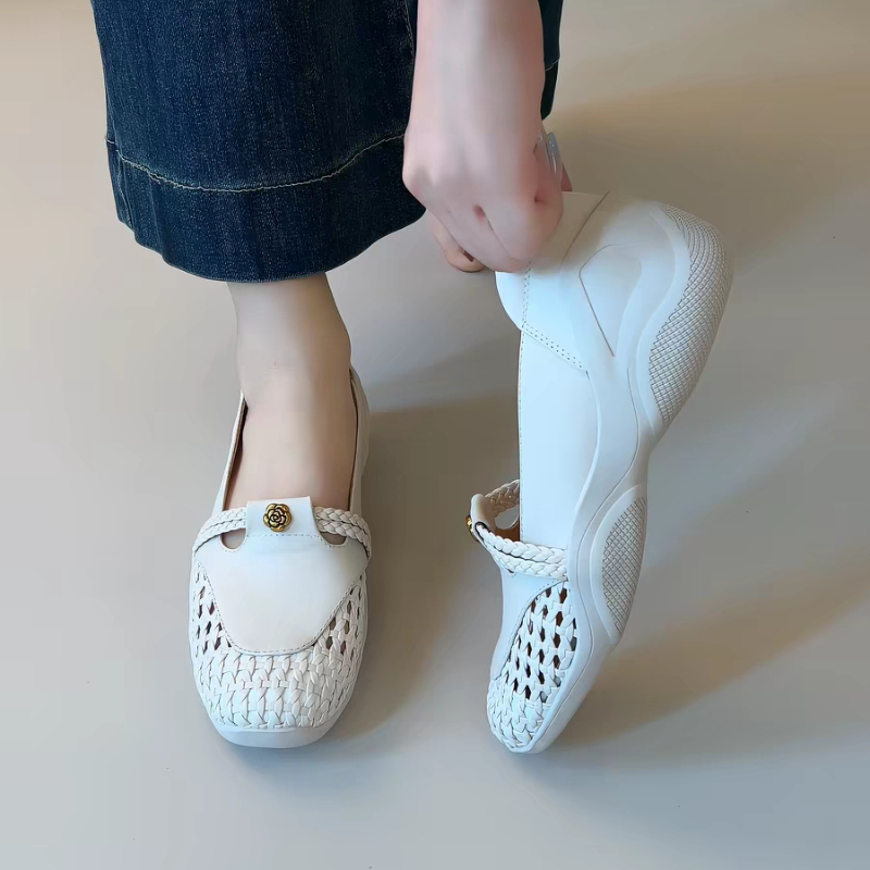 Woman Closed Toe Sandals Woven - Women Shoes Nb บทวิจารณ์และราคา