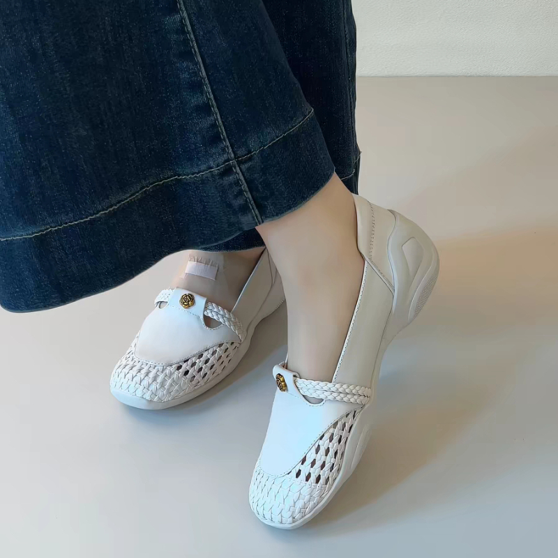 Woman Closed Toe Sandals Woven - Women Shoes Nb บทวิจารณ์และราคา