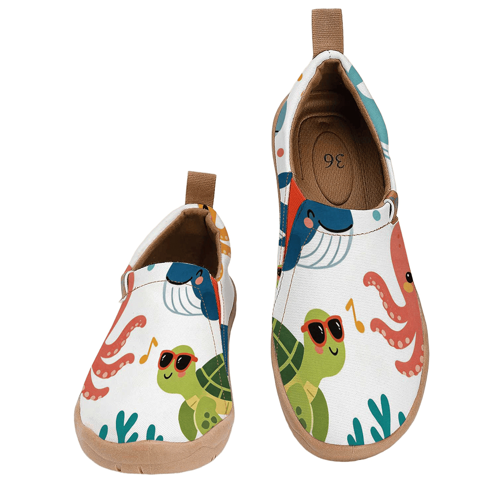 Women's Wide Toe Box Fun Carto - Women'S Shoes With Wide Toe Box บทวิจารณ์และราคา