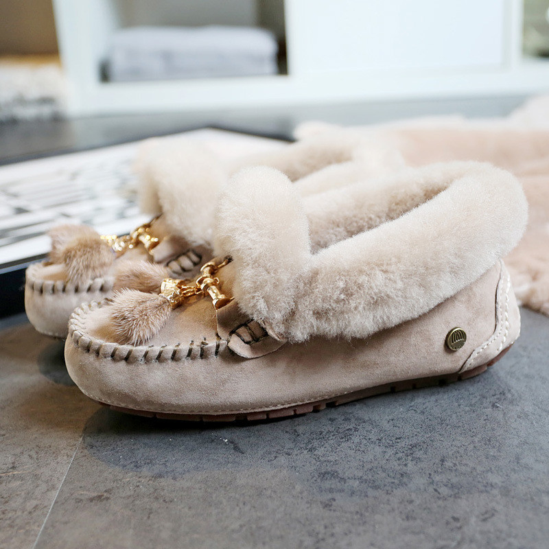 Women 100% Natural Fur Shoes M - Women'S Shoes Naturalizer บทวิจารณ์และราคา